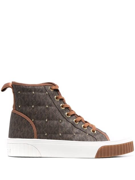 michael kors quilted high top sneakers|Michael Kors gertie high top.